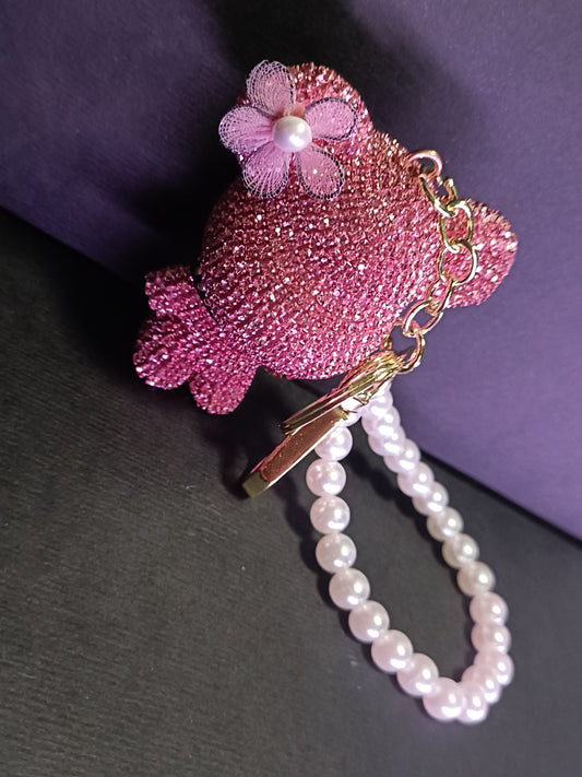 Charm Borsa - Toxic Teddy - Rosa