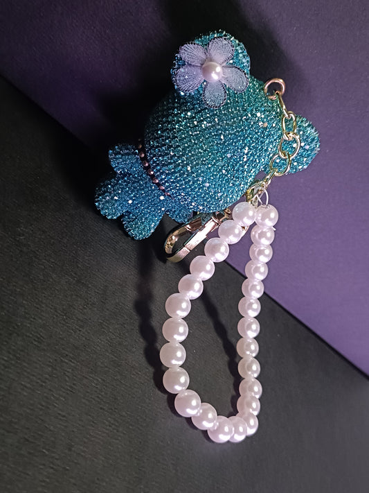 Charm Borsa - Toxic Teddy - Azzurro