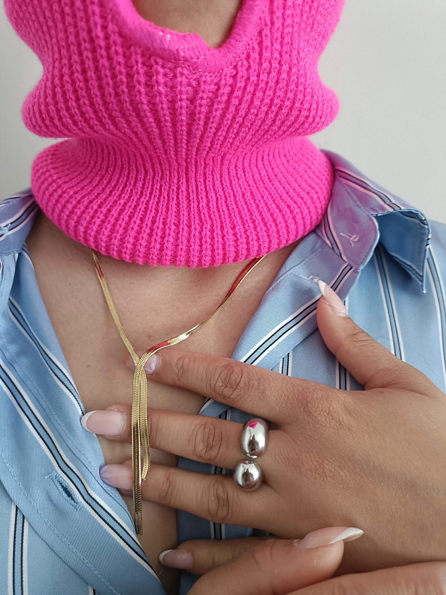 Collana - Double Trouble - Finitura Gold