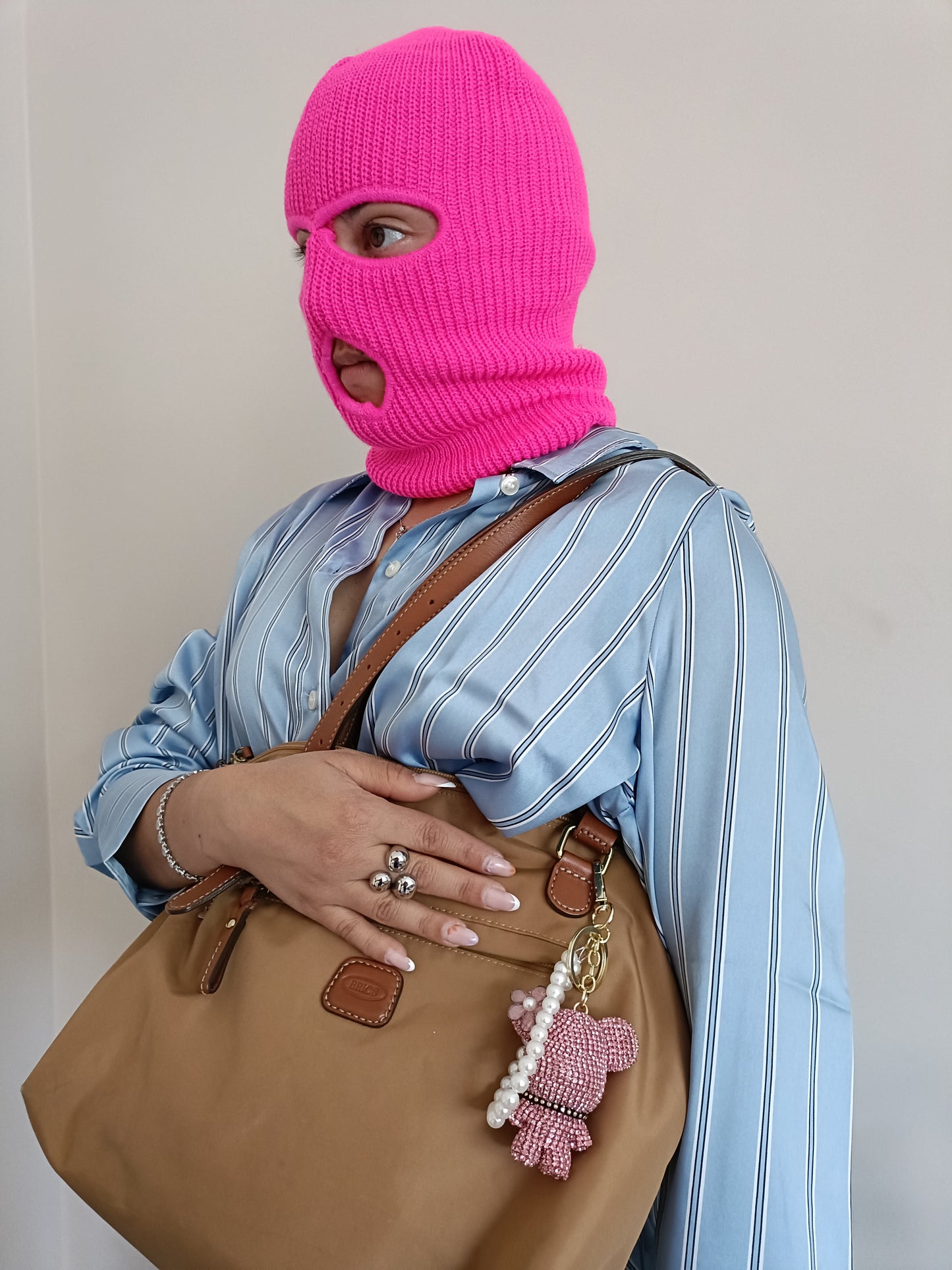 Charm Borsa - Toxic Teddy - Rosa