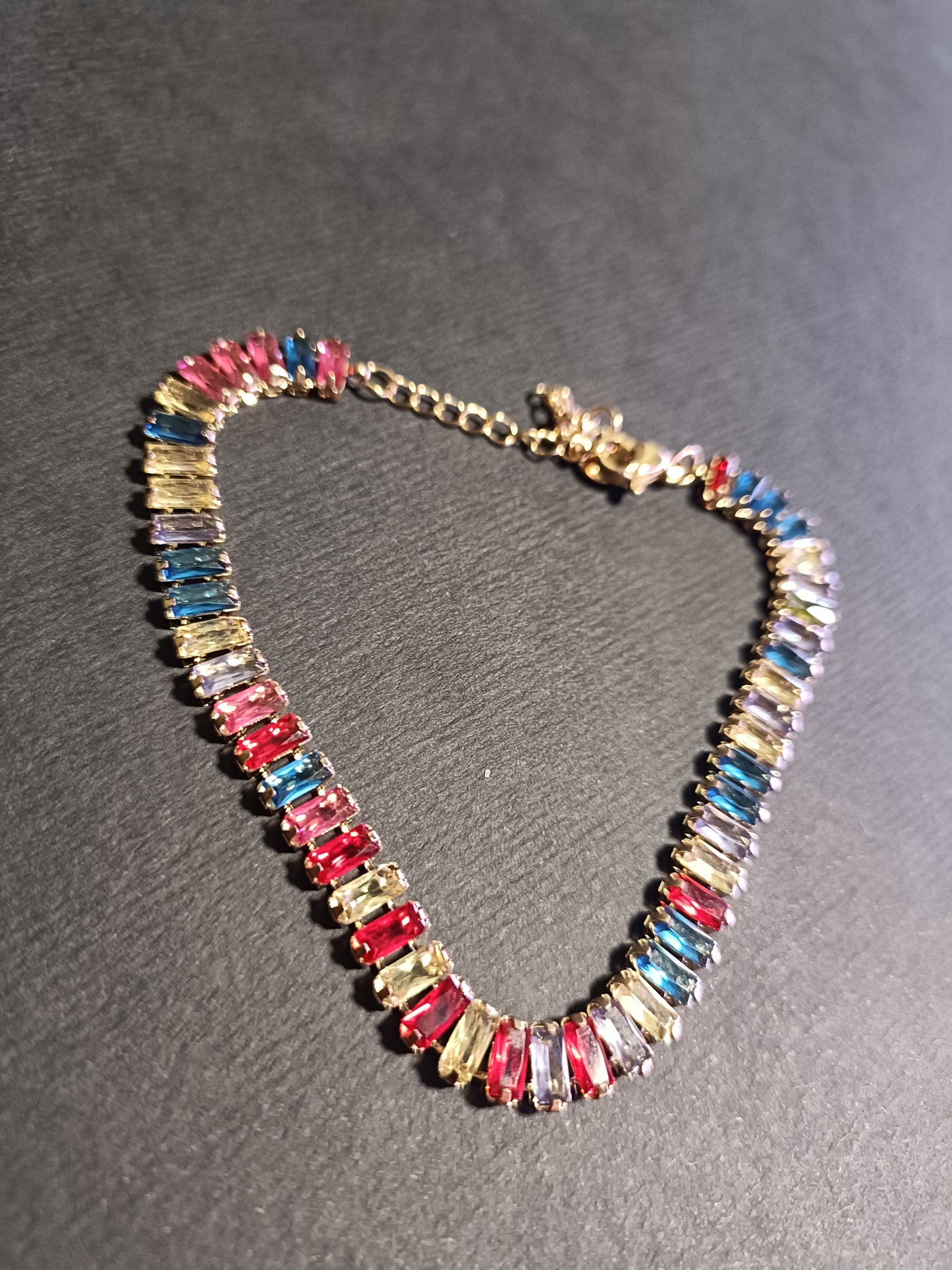 Bracciale - Rainbow Hangover - Finitura Gold e Pietre colorate