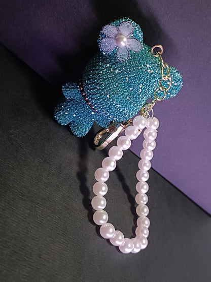 Charm Borsa - Toxic Teddy - Azzurro