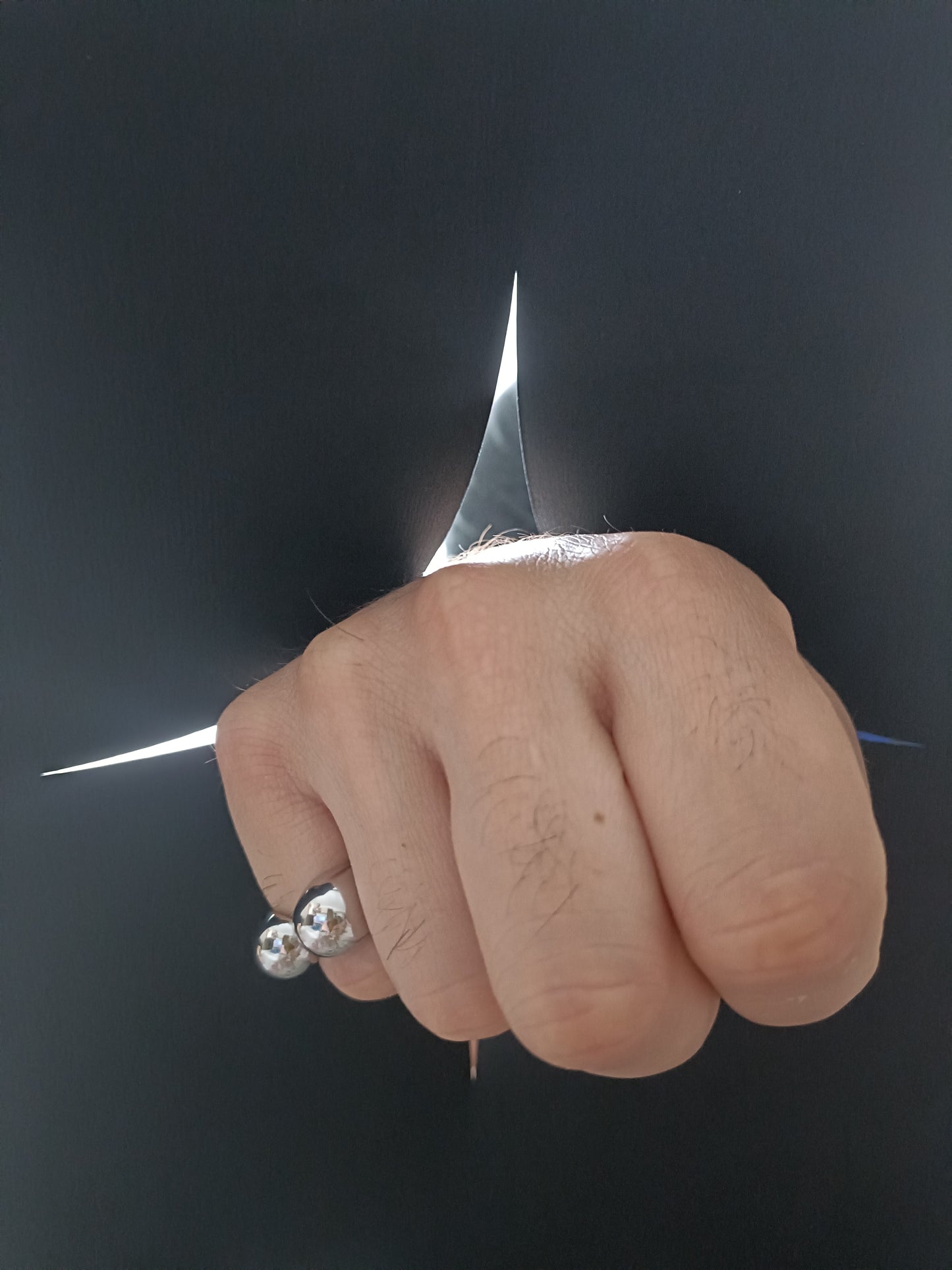 Anello - Duo Spite - Finitura Silver