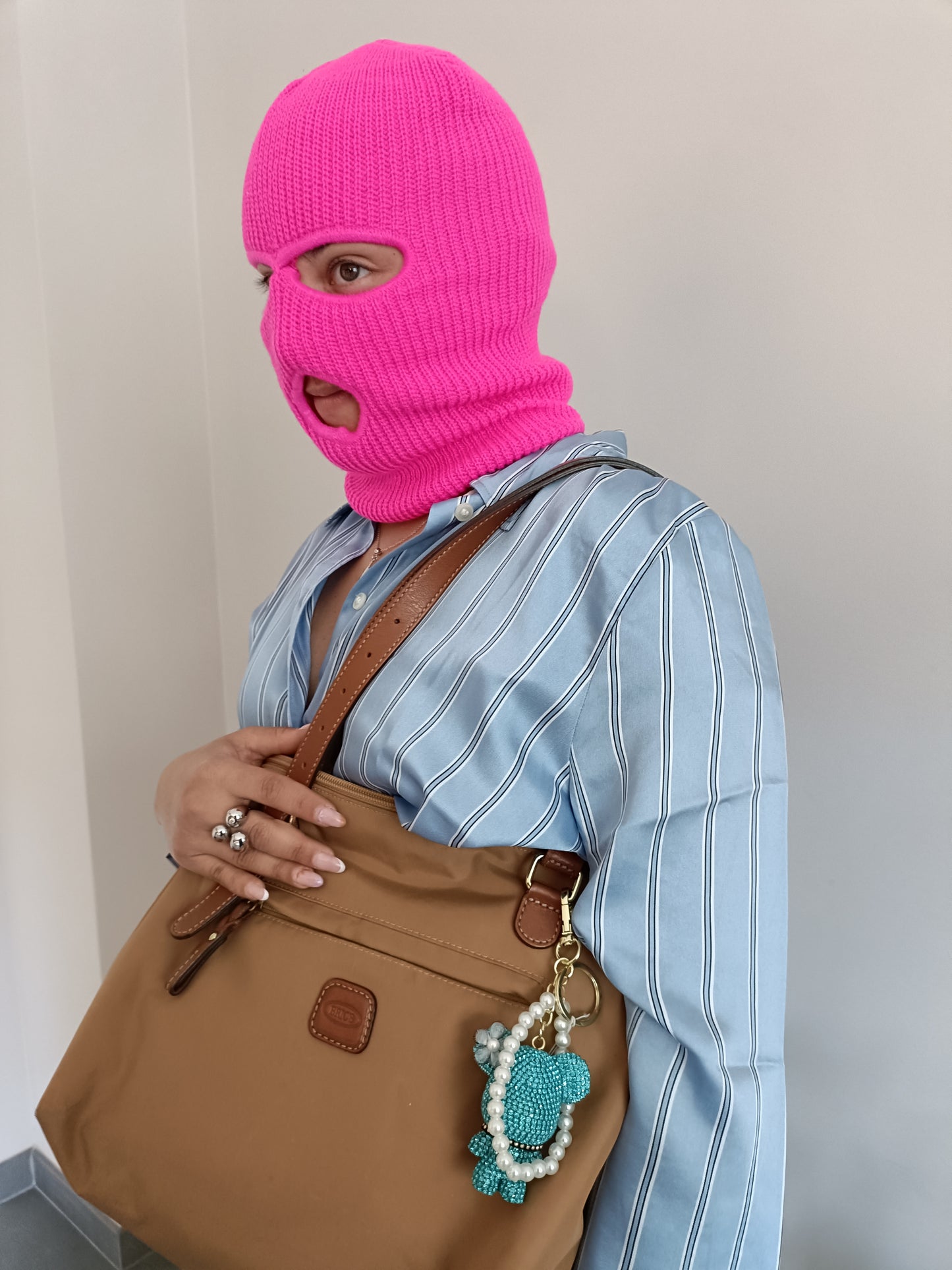 Charm Borsa - Toxic Teddy - Azzurro