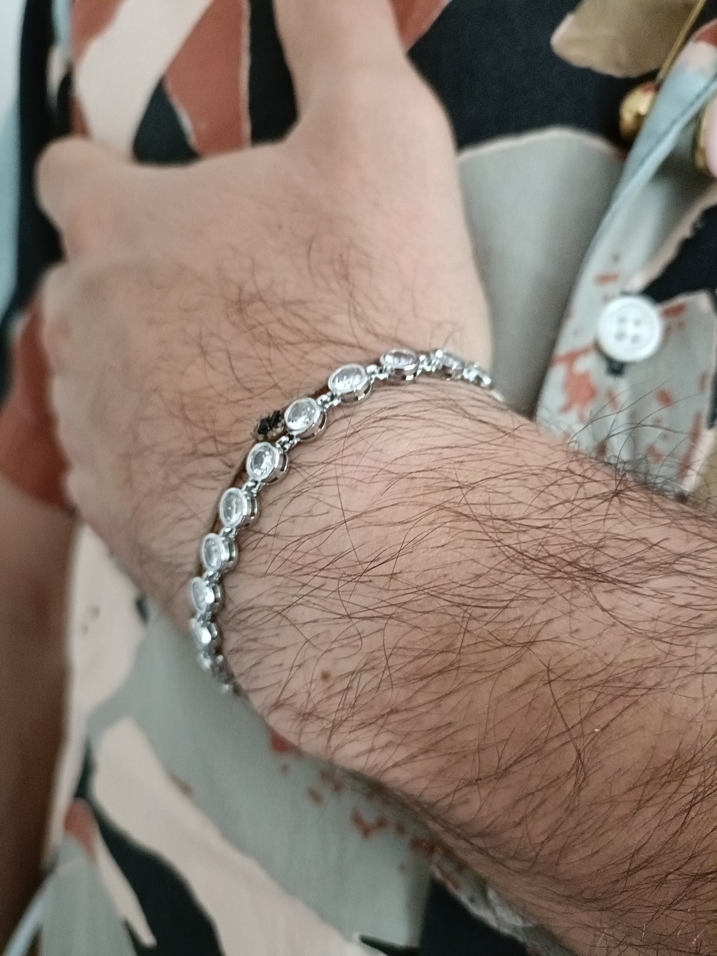 Bracciale - Eyes on Me – Finitura Silver con Pietre lucenti