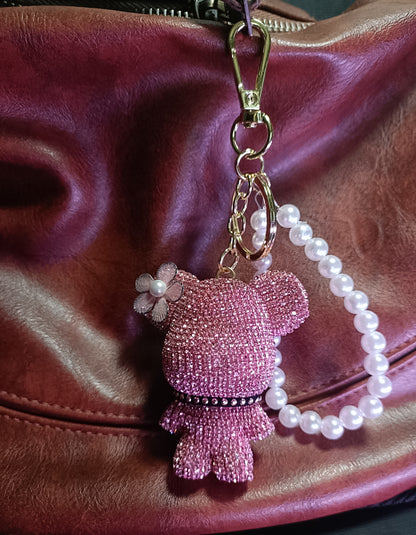Charm Borsa - Toxic Teddy - Rosa