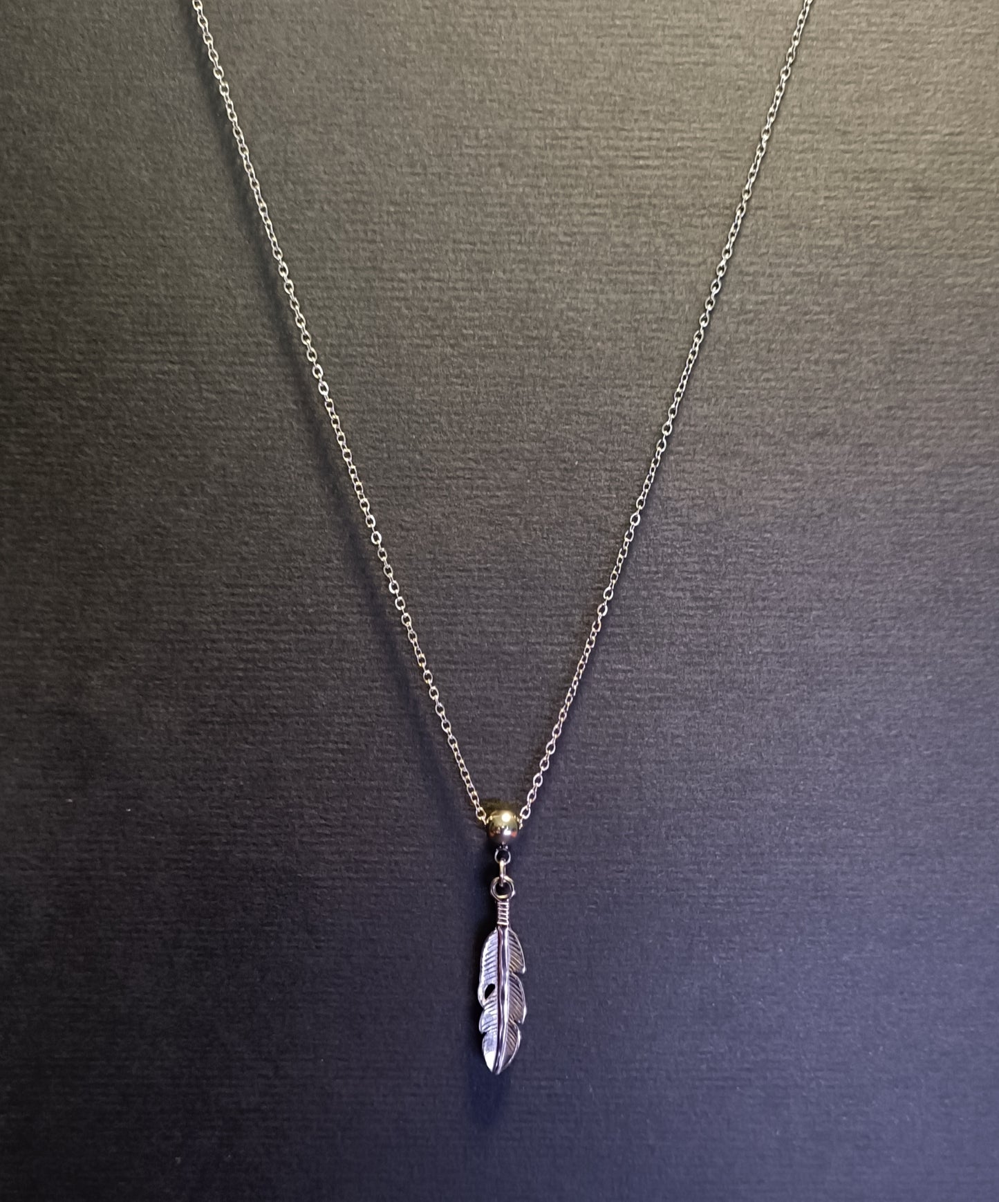 Collana - Pluma Mortis - Finitura Silver