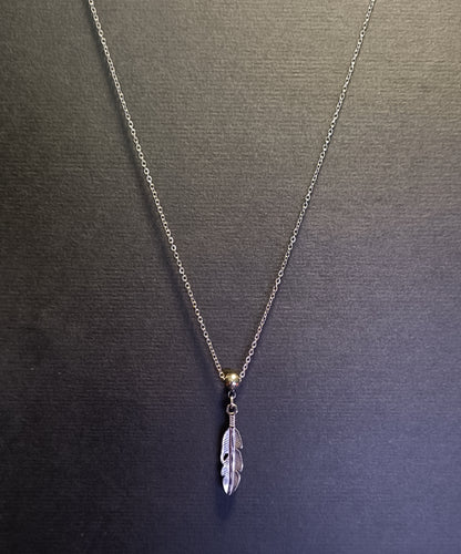Collana - Pluma Mortis - Finitura Silver