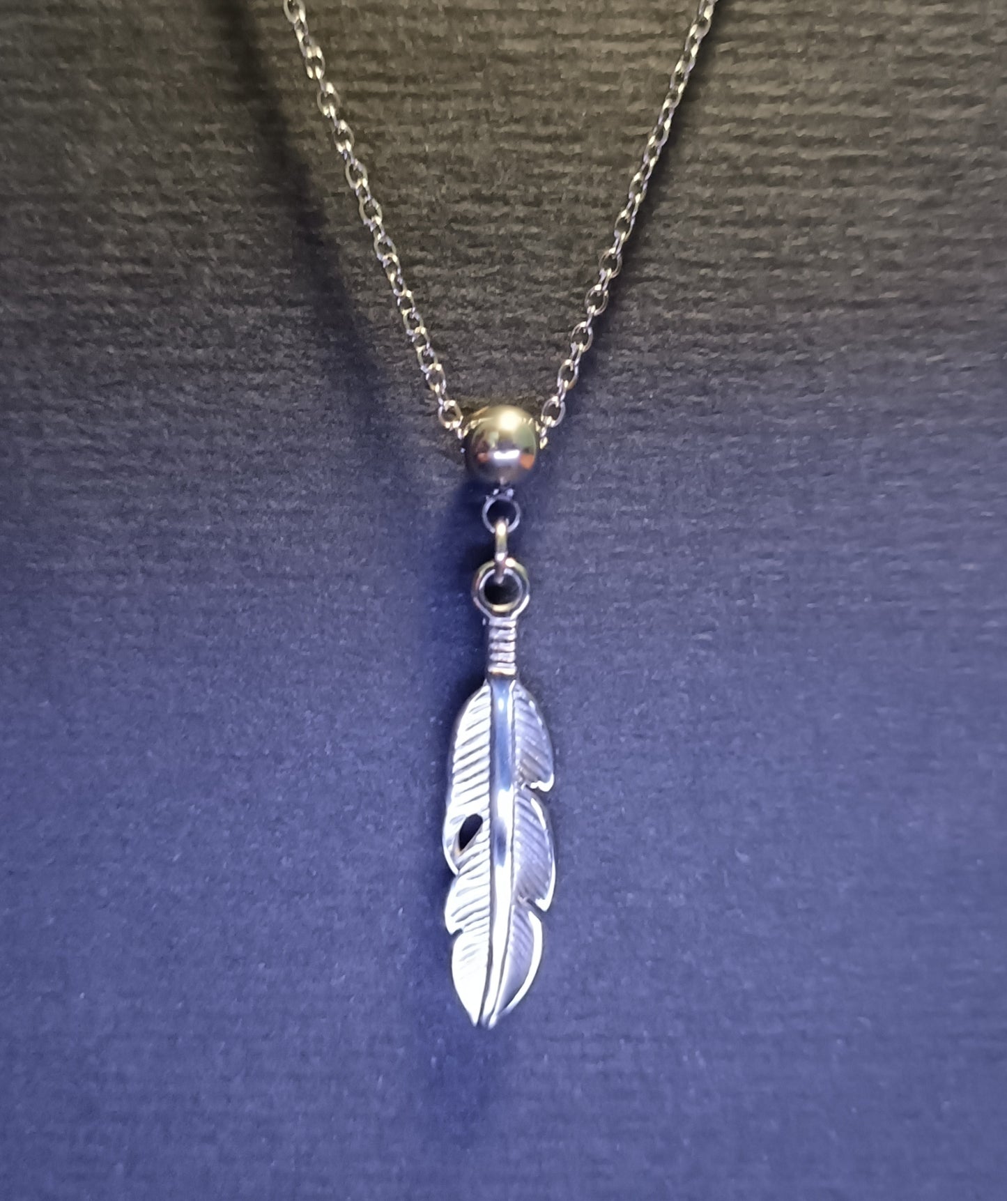 Collana - Pluma Mortis - Finitura Silver