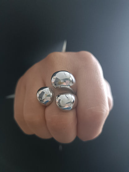 Anello - Trio Spite - Finitura Silver