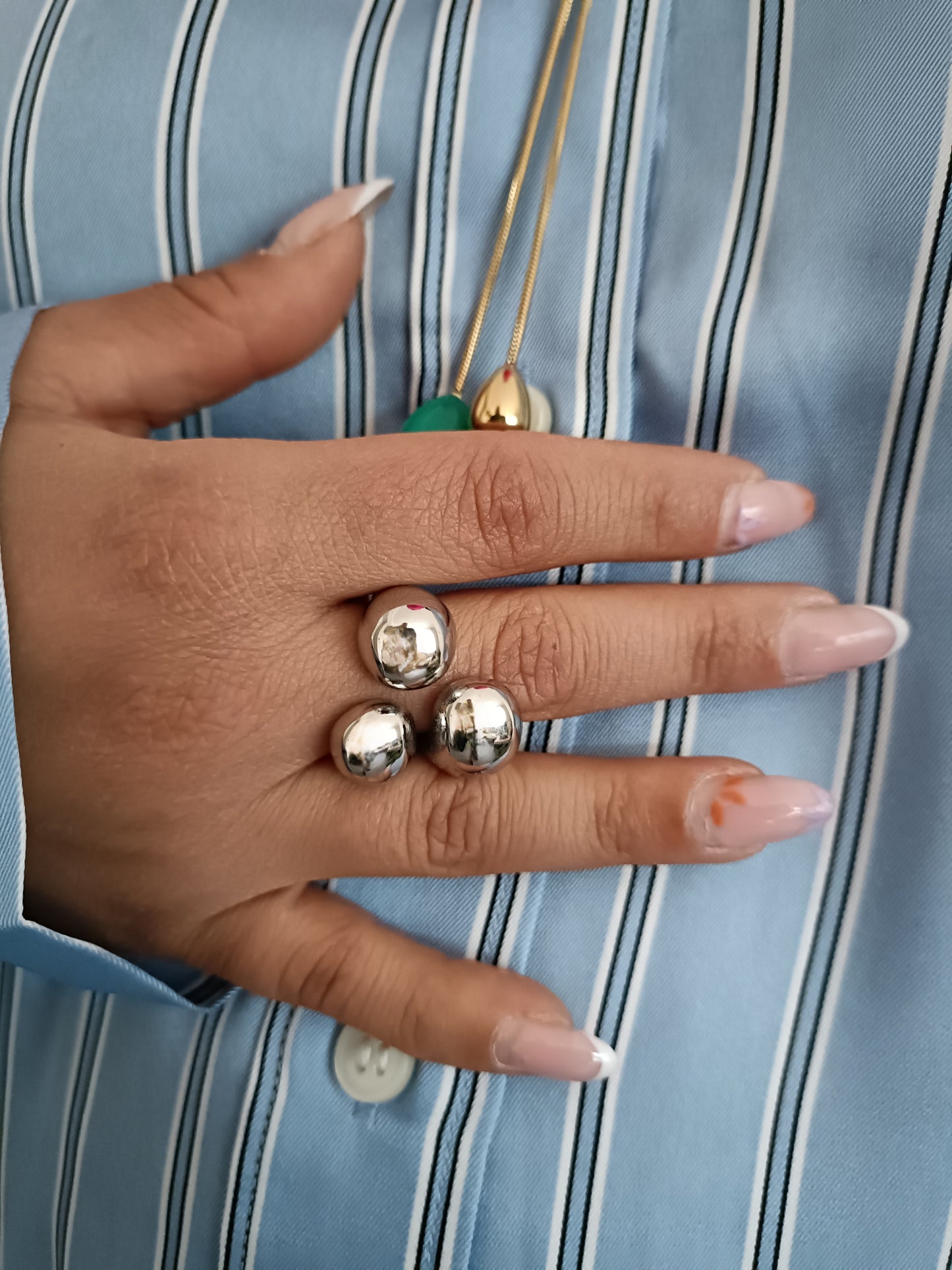 Anello - Trio Spite - Finitura Silver