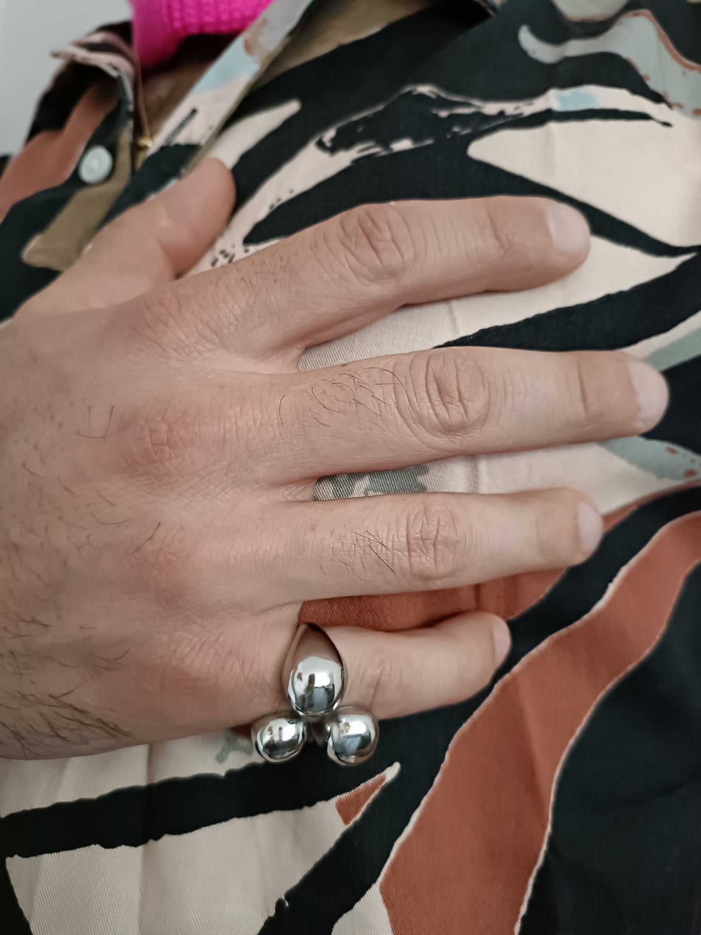 Anello - Trio Spite - Finitura Silver