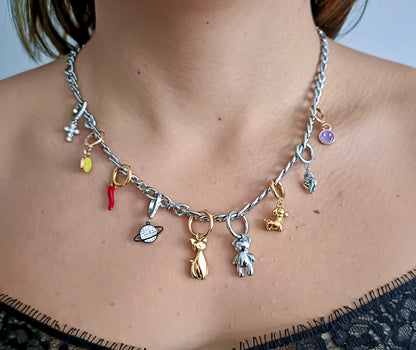 Charm Angelo Strass Silver - Charmè