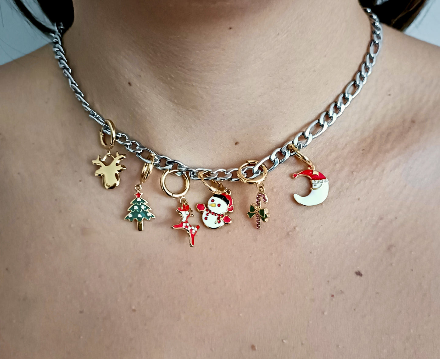 Charm Luna con Babbo Natale