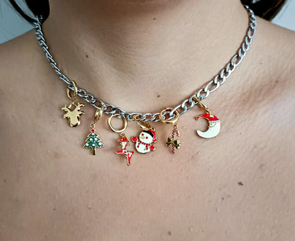 Charm Luna con Babbo Natale