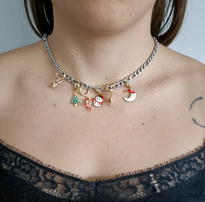 Charm Luna con Babbo Natale