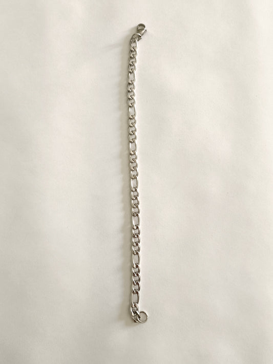Bracciale Base in Acciaio - Catena Figaro per Charmè
